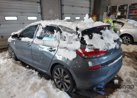 2018 Hyundai Elantra Gt Sport from USA, damaged, VIN KMHH55LC2JU038486